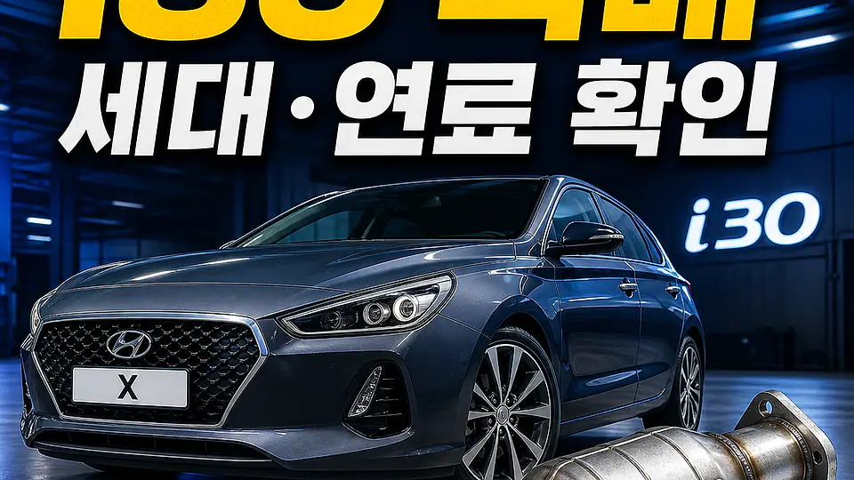 i30 촉매 대조 포인트