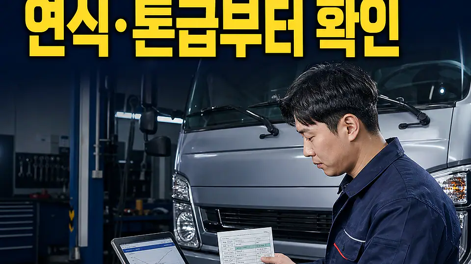 마이티 QT DPF 경고등 대조 포인트