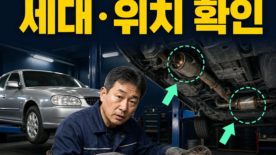 뉴 EF 쏘나타 촉매 교체 비용 대조 포인트