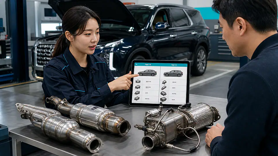 팰리세이드 LX2 촉매 상담 준비