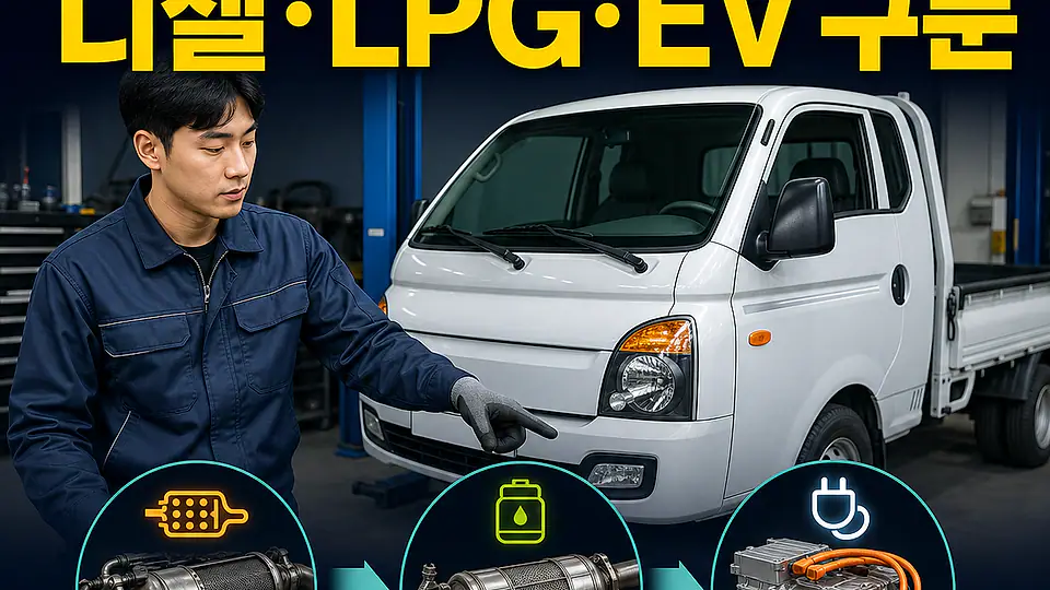 포터2 HR DPF 경고등 대조 포인트