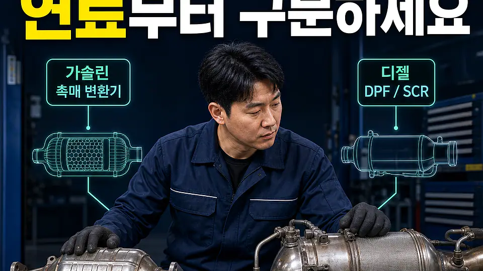싼타페 TM 촉매 대조 포인트