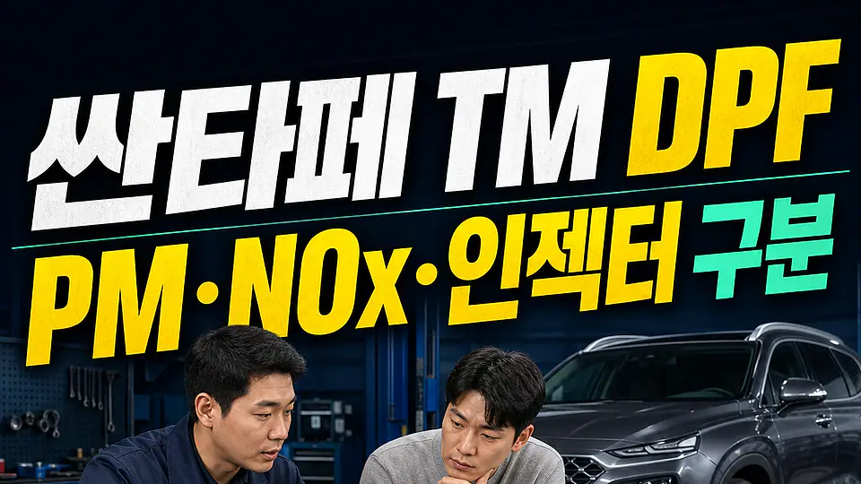 싼타페 TM DPF 교체 비용 다음 행동