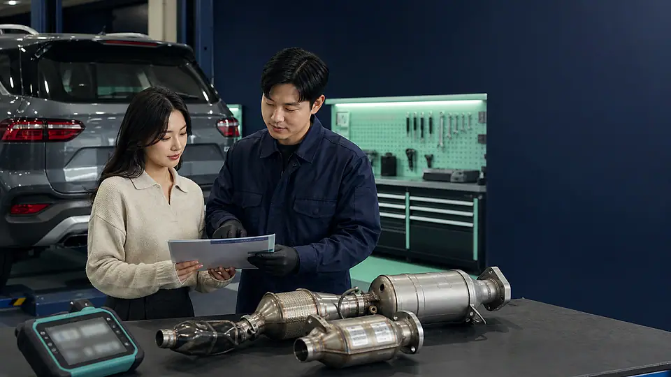 투싼 NX4 촉매 상담 준비