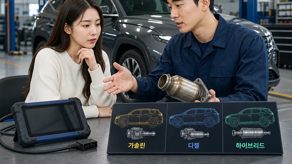 투싼 NX4 촉매 핵심 대상