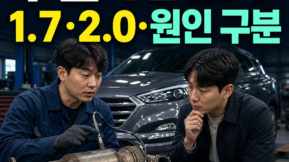 투싼 TL DPF 교체 비용 대조 포인트