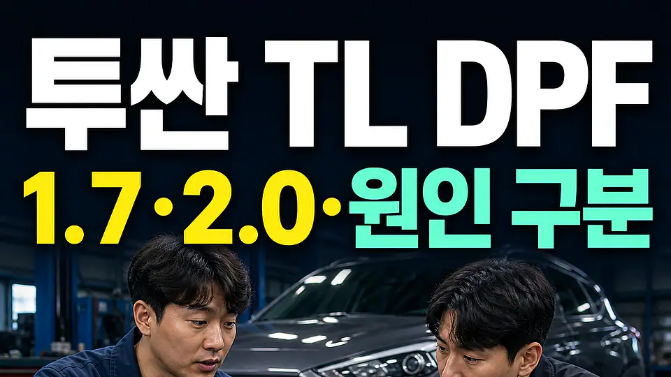 투싼 TL DPF 교체 비용 다음 행동