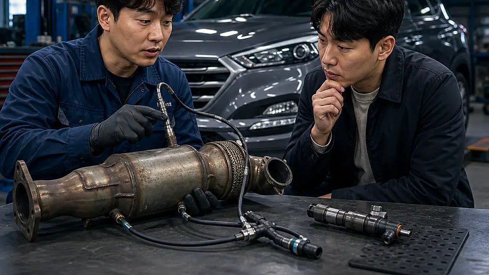 투싼 TL DPF 교체 비용 핵심 대상