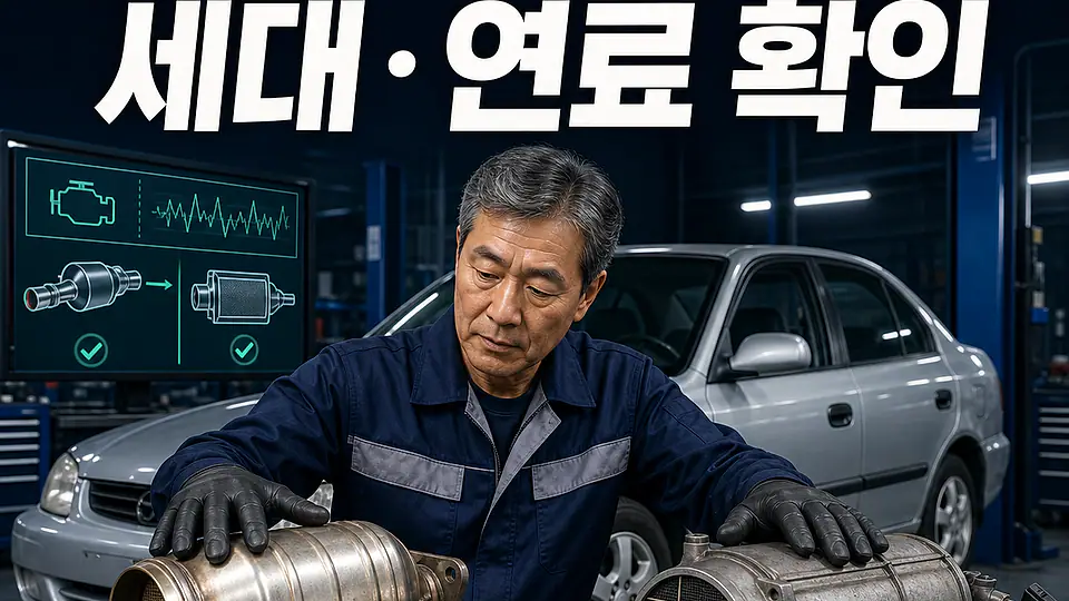 베르나 촉매 교체 비용 대조 포인트
