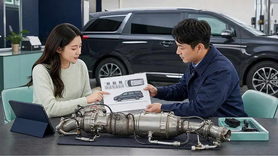 익산 카니발 R 촉매 교환 비용 상담 준비