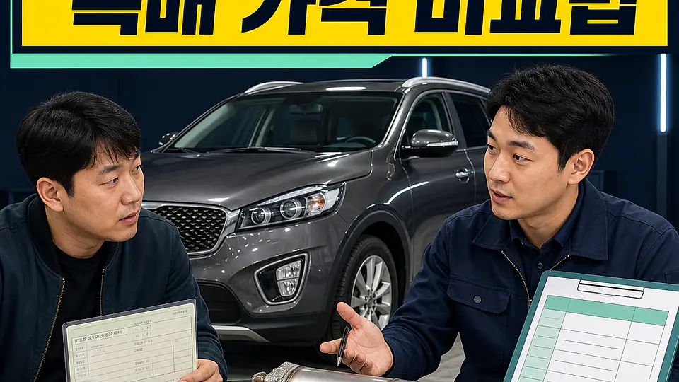 인천 올 뉴 쏘렌토 촉매 가격 대조 포인트