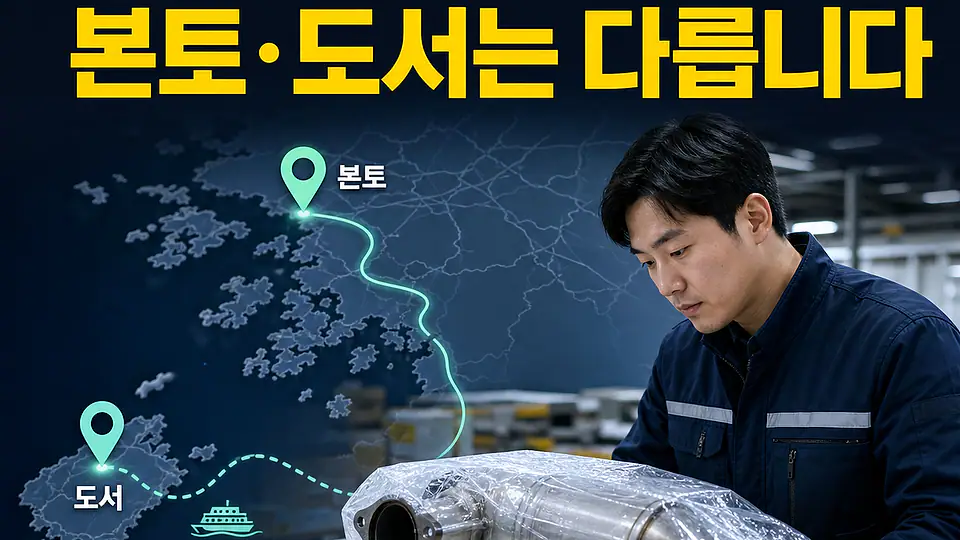 인천 자동차 촉매 배송 대조 포인트