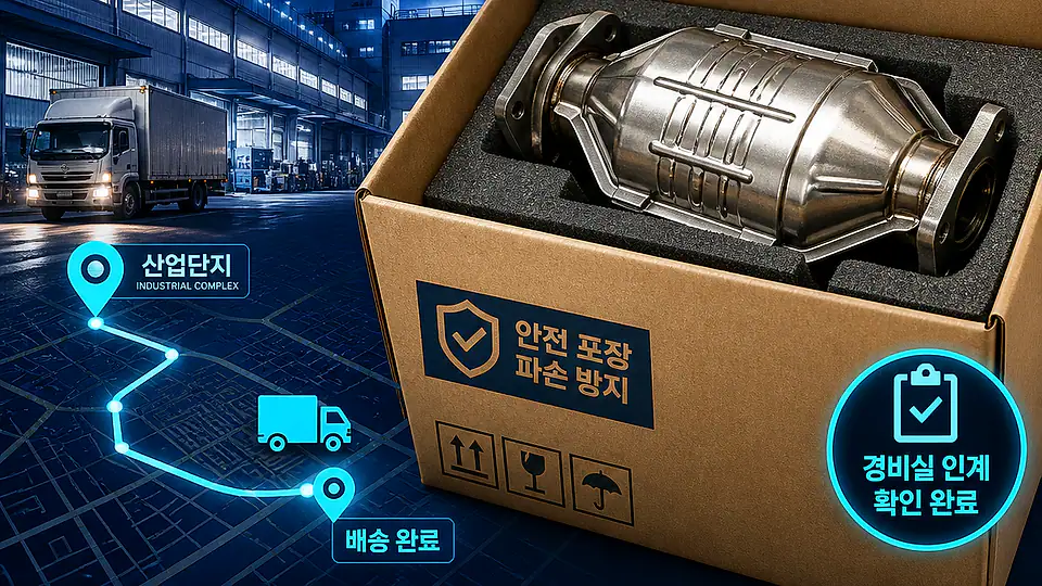 산업단지 촉매 제품 배송 핵심 대상