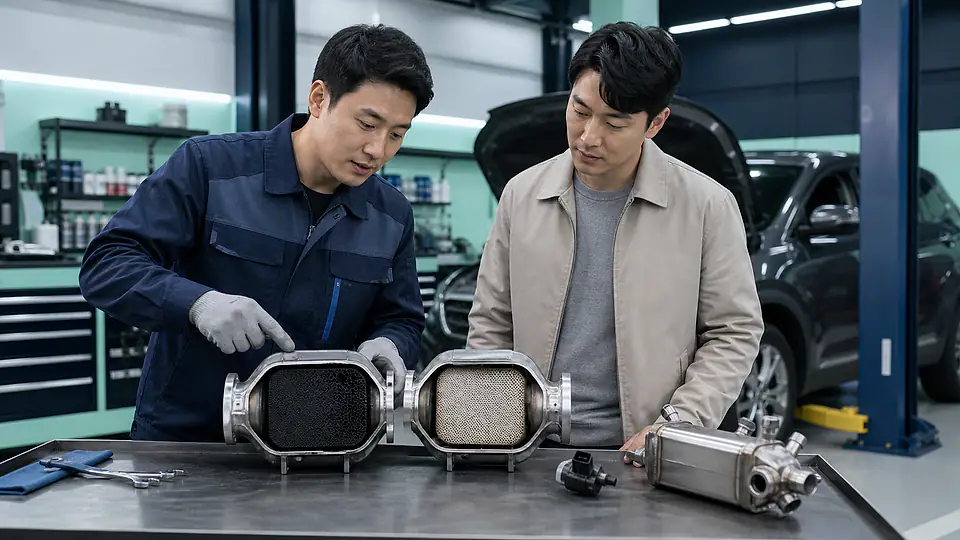 코란도 C DPF 교체 비용 상담 준비