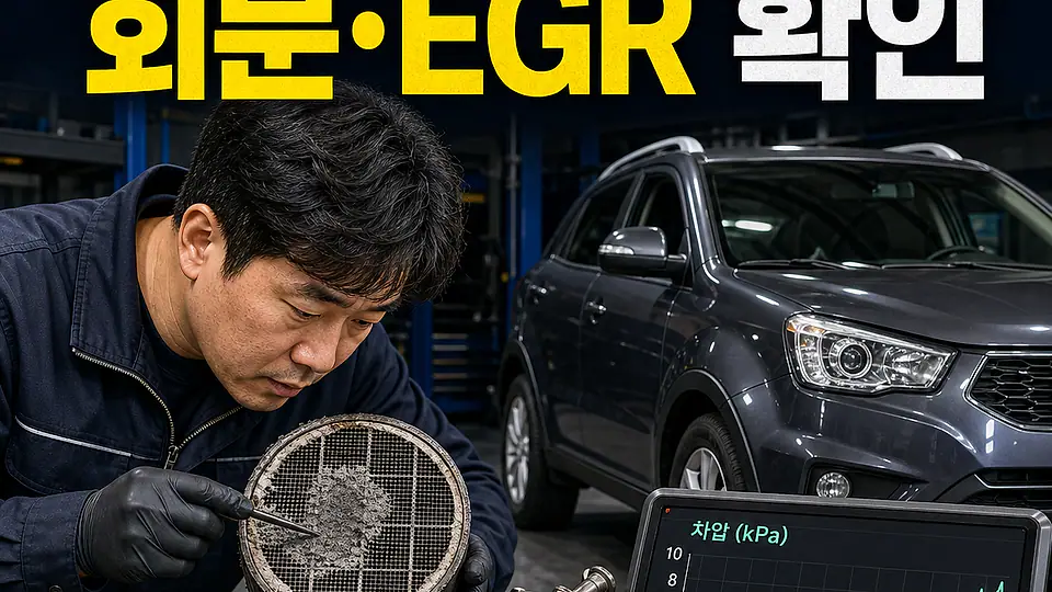 코란도 C DPF 교체 비용 대조 포인트