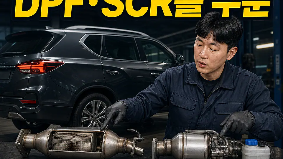 렉스턴 Y400 DPF SCR 경고 대조 포인트