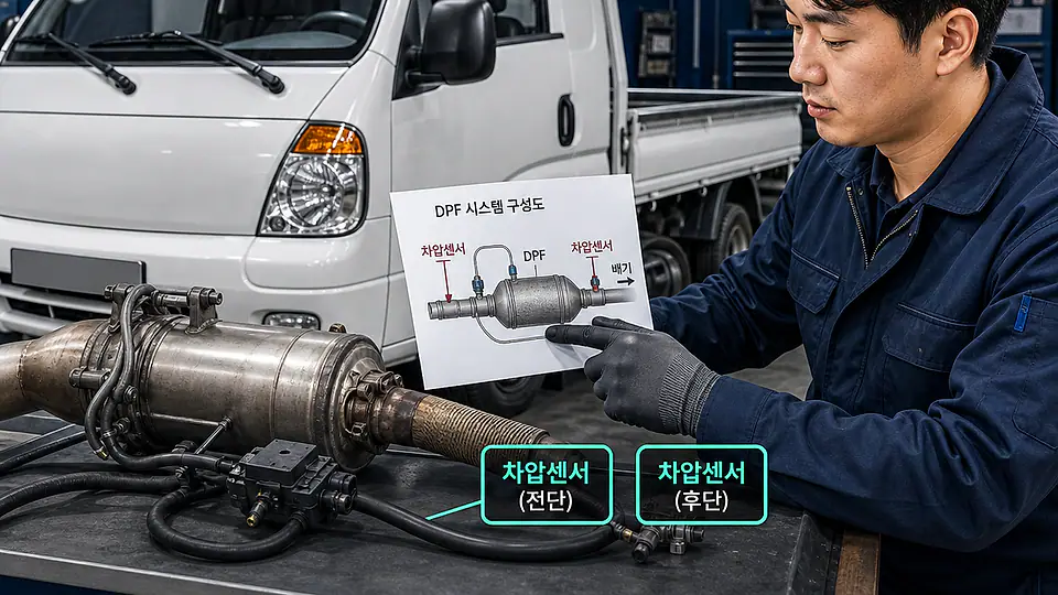 봉고3 PU DPF 경고등 핵심 대상
