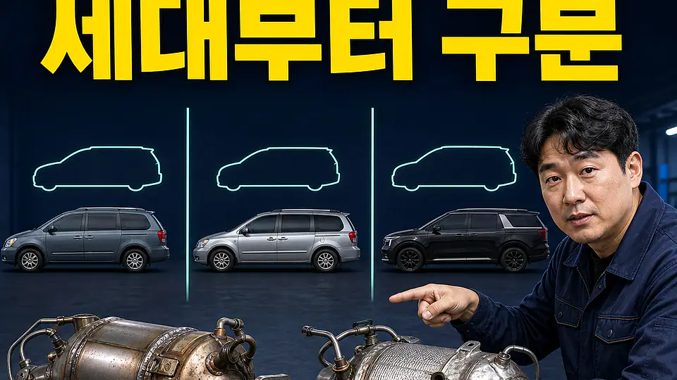 카니발 R DPF 교체 비용 대조 포인트