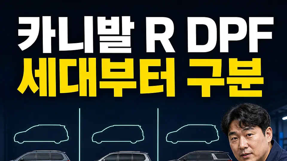 카니발 R DPF 교체 비용 다음 행동