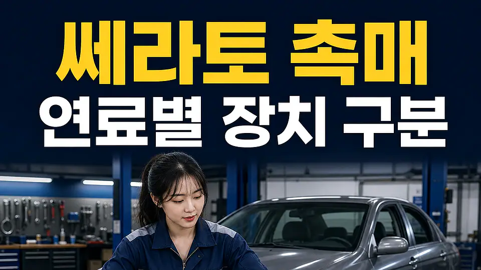 쎄라토 촉매 교체 비용 다음 행동