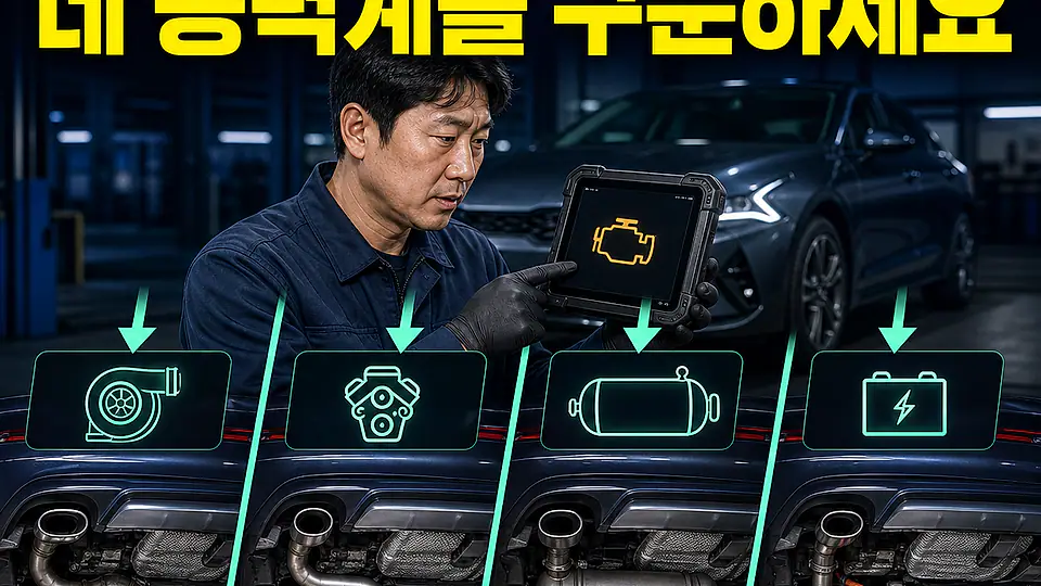 K5 DL3 촉매 경고등 대조 포인트