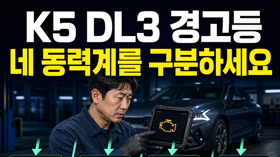 K5 DL3 촉매 경고등 다음 행동
