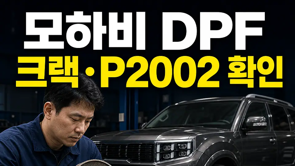 모하비 DPF 교체 비용 다음 행동