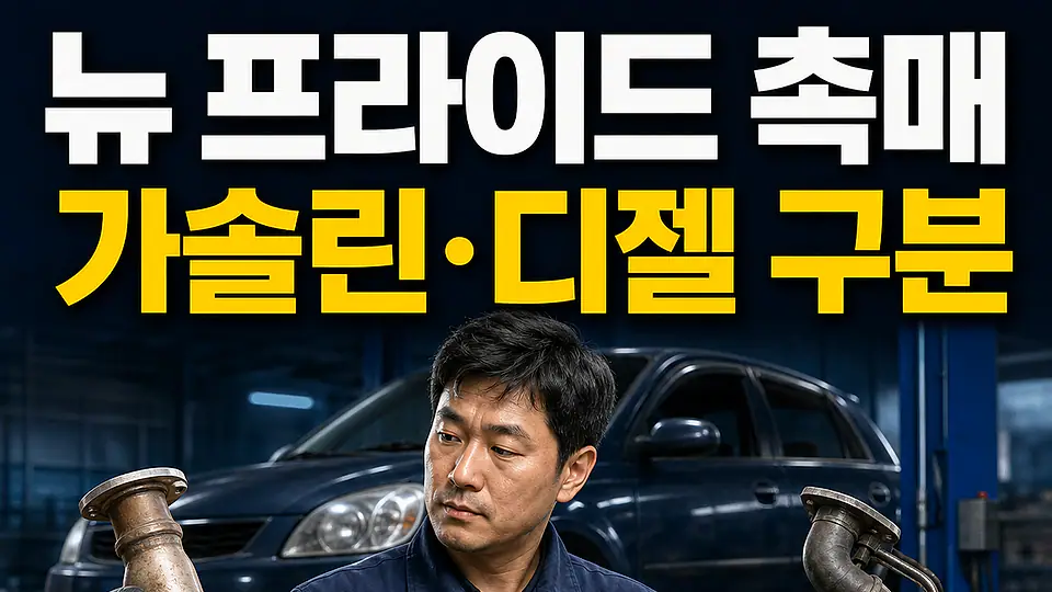 뉴 프라이드 촉매 교체 비용 다음 행동