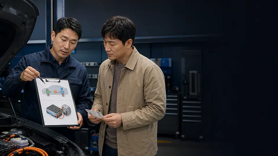 니로 SG2 촉매 경고등 상담 준비