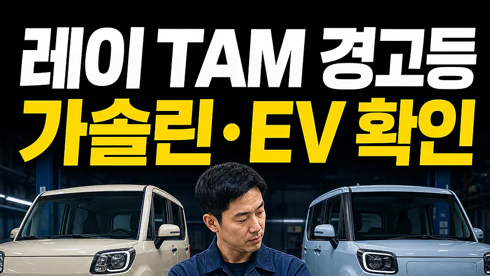 레이 TAM 촉매 경고등 다음 행동
