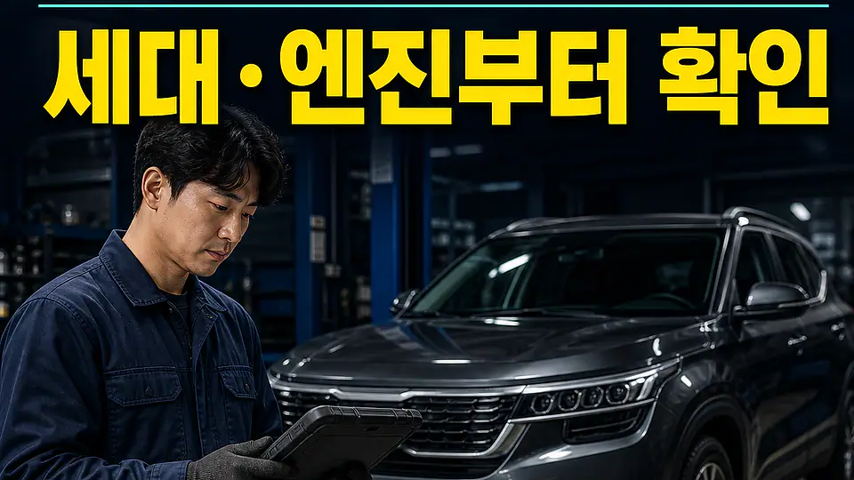 셀토스 SP2 촉매 경고등 대조 포인트