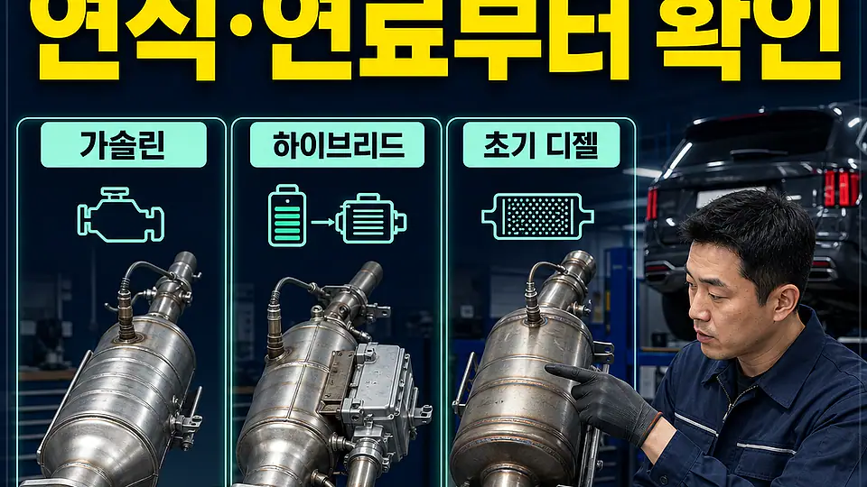 쏘렌토 MQ4 촉매 대조 포인트