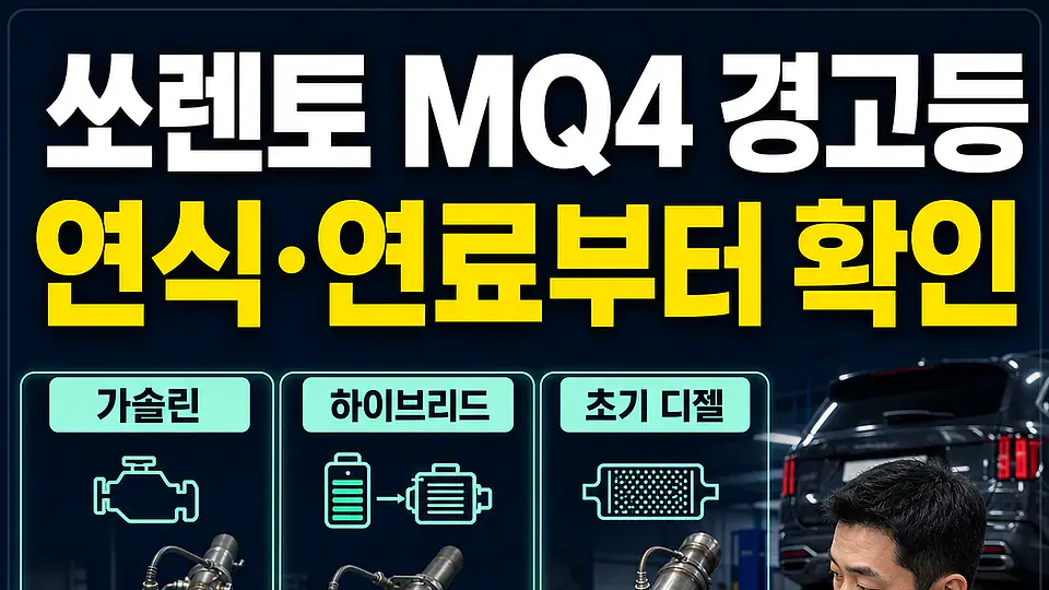 쏘렌토 MQ4 촉매 다음 행동