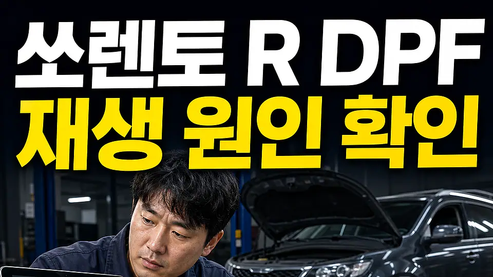 쏘렌토 R DPF 교체 비용 다음 행동