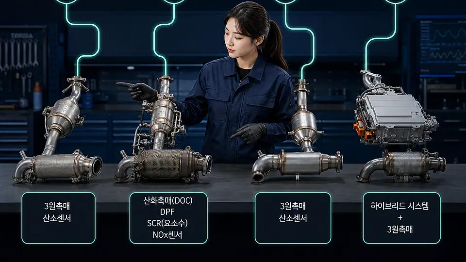 스포티지 NQ5 촉매 핵심 대상
