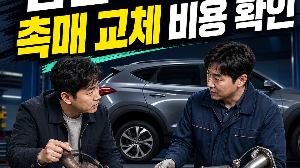 남원 투싼 ix 촉매 교체 비용 대조 포인트