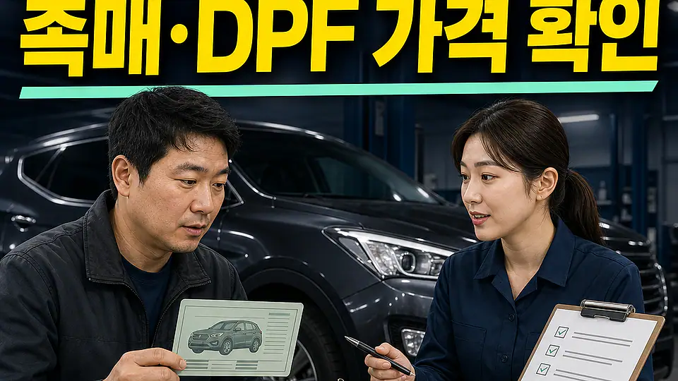 남양주 싼타페 DM 촉매 가격 대조 포인트