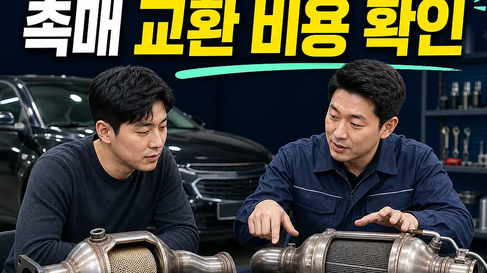 논산 쉐보레 크루즈 촉매 교환 비용 대조 포인트