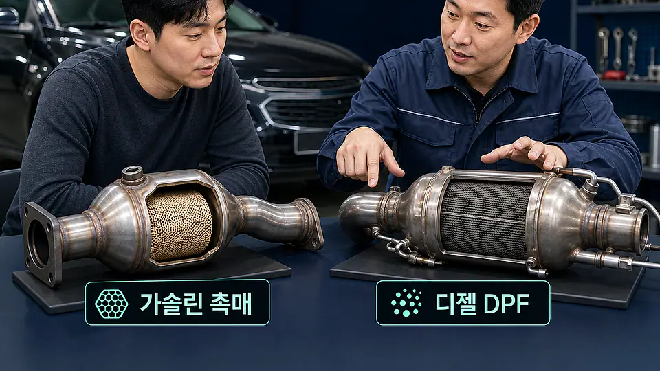 논산 쉐보레 크루즈 촉매 교환 비용 핵심 대상