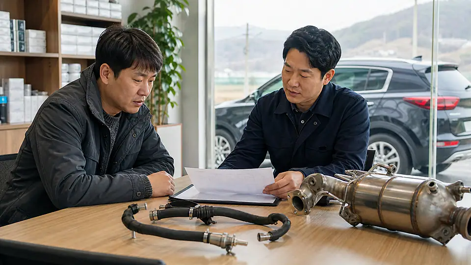 옥천 스포티지 R 촉매 교체 비용 상담 준비