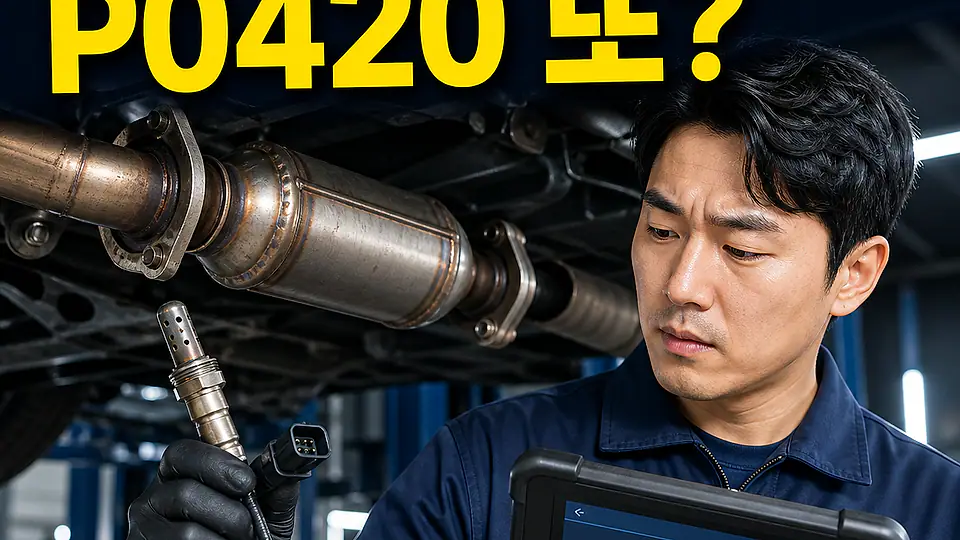 산소센서 교체 후 P0420 대조 포인트