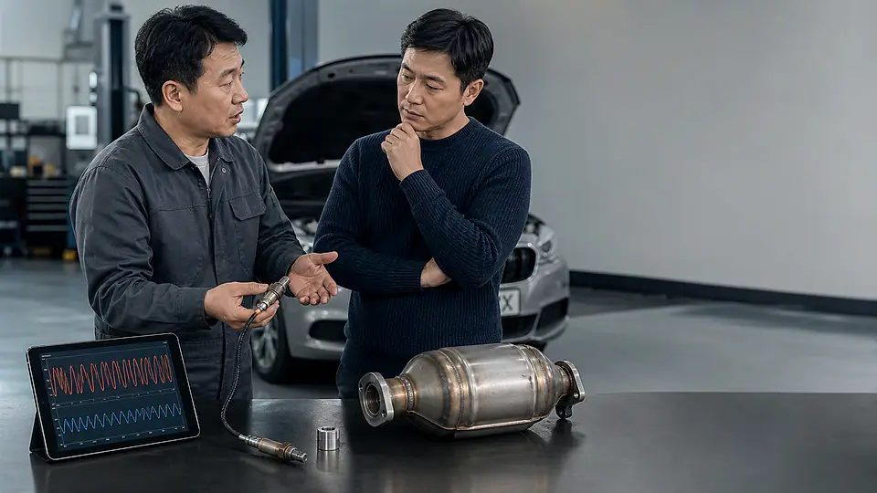 산소센서 스페이서 경고등 상담 준비