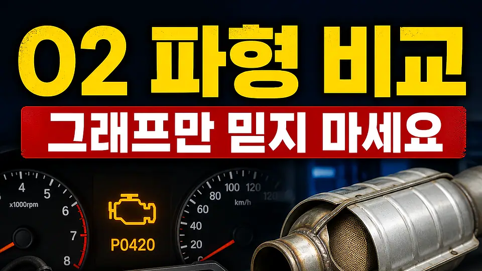 산소센서 파형과 촉매 진단 다음 행동