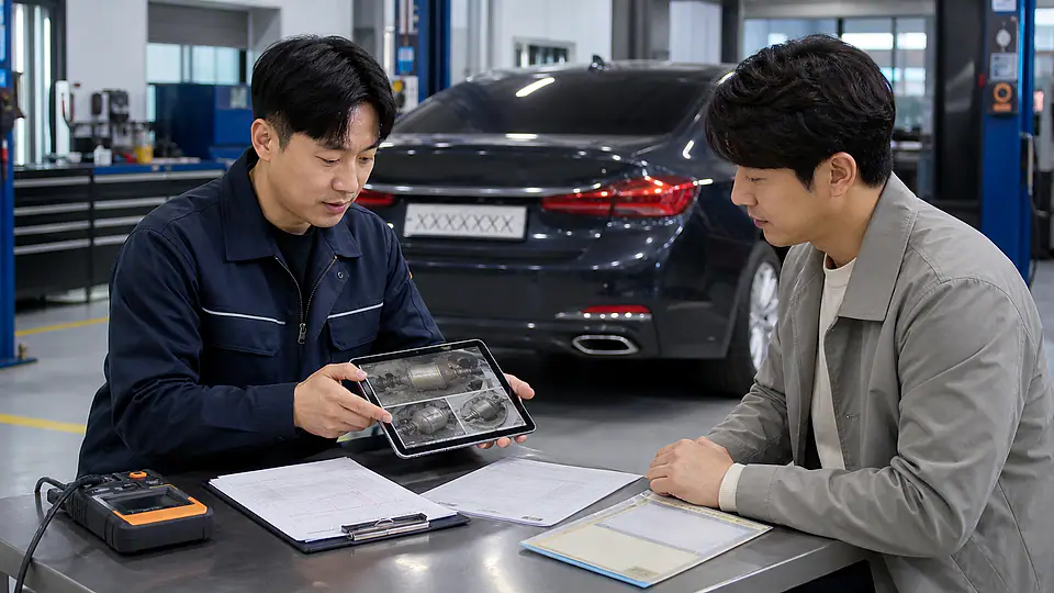 P0420 증상 없음 상담 준비