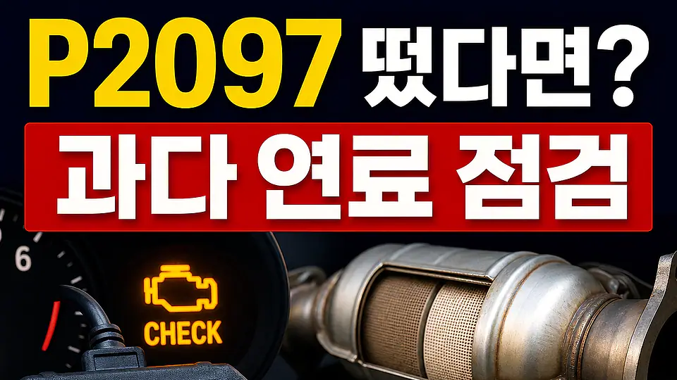P2097 촉매 후단 농후 다음 행동
