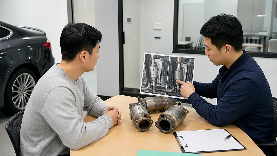 파주 그랜저 HG 촉매 가격 상담 준비