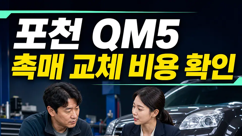 포천 QM5 촉매 교체 비용 다음 행동