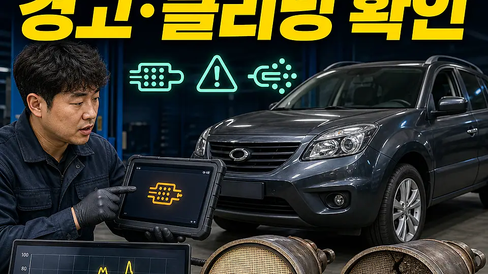 QM5 DPF 교체 비용 대조 포인트