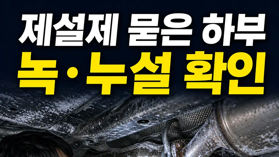 제설제 다음 행동