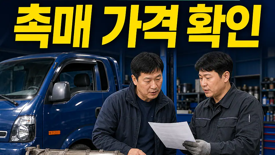 서천 봉고3 촉매 가격 대조 포인트
